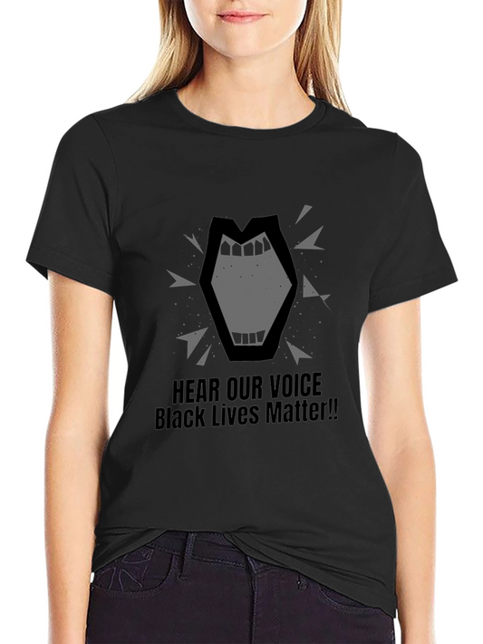 Black Lives Matter Graphic Tee - Hear Our Voice