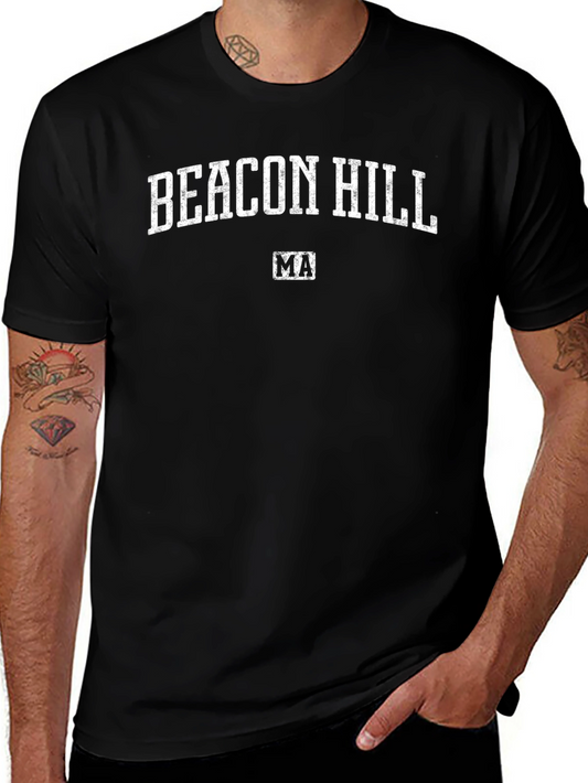 Beacon Hill MA T-Shirt - Classic Design